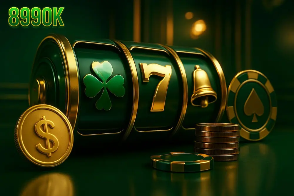 899OK Bangladesh โ a vibrant green and gold casino lobby banner with slot icons 899OK Bangladesh โ a vibrant green and gold casino lobby banner with slot icons